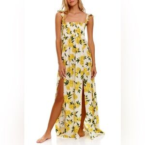 Agua Bendita Leandra Maxi Floral Dress - Size US Medium